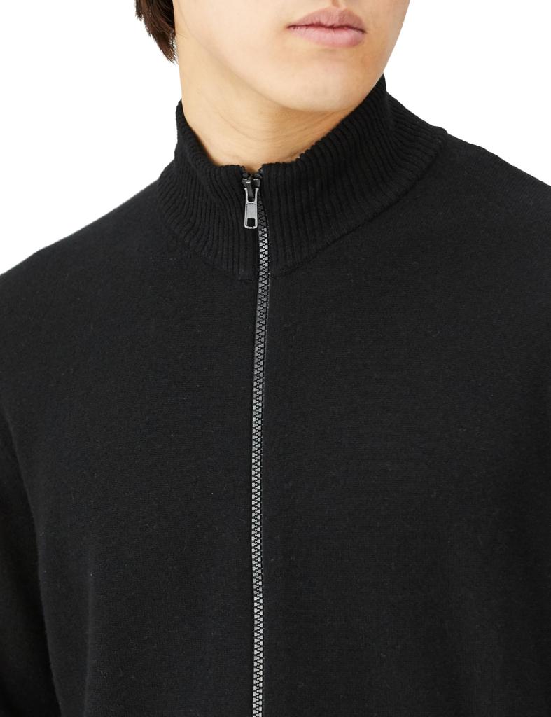 KNITWEAR L Black A13799RJHAR 9XX [Diesel] Men's K-KINOZIP-OUT
