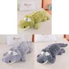 Cartoon Crocodile Plush Toy Sleeping Pillow For Girls Gift Microfiber Softness