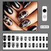 Färgglatt Mönster Nagellapp Avtagbar 24-delars Set