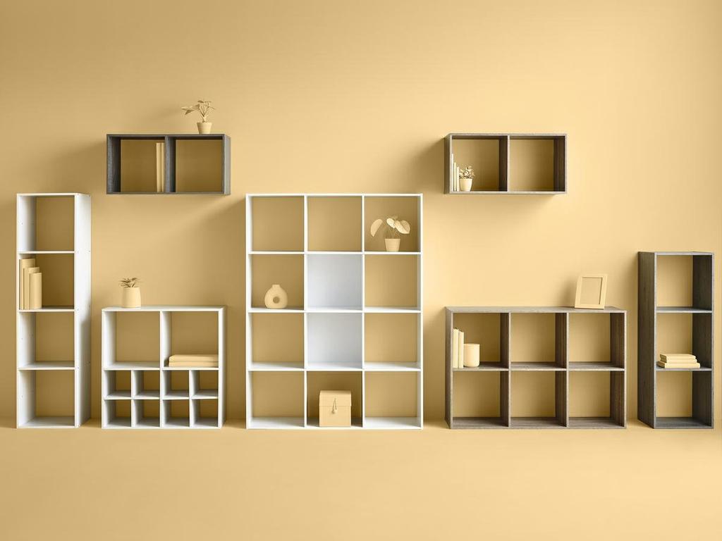 Kali 3-Shelf Bookcase, White