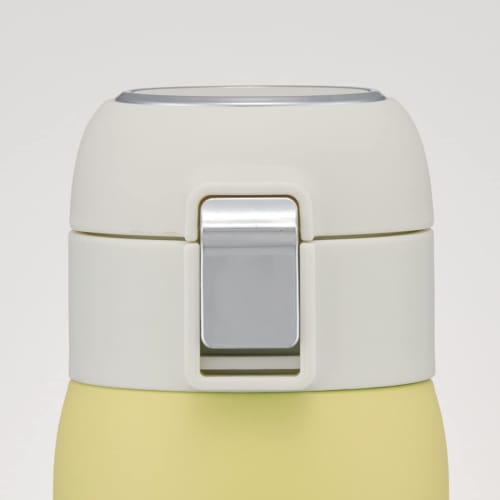 Skater Thermal/Cold Stainless Steel Mug Bottle 480ml One Touch Open Dull Yellow STOT3-A