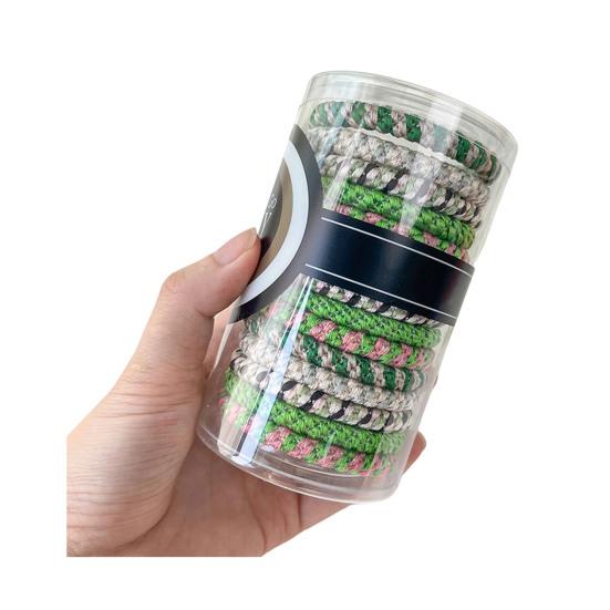 Hair Band 15Pcs High Elasticity Ropes, Thick Rubber Bands, Super Grip Non-deforming Rope No Slip Ties, Tangle Accessories for Running Climbing