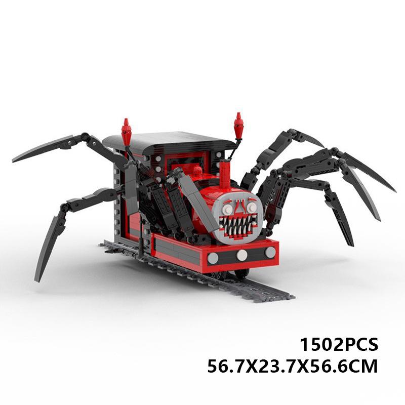 Horror Game Charles Building Blocks Monster Spider Train Animals and Demons MOC Model Brick Toy Children Adult Gift