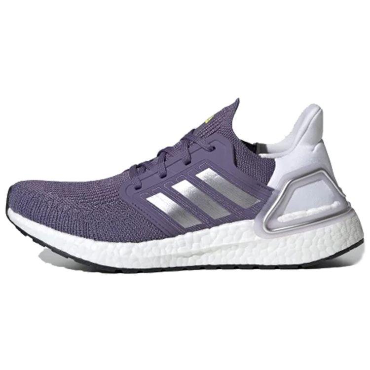 

adidas UltraBoost 20 Tech Purple Женские кроссовки Серебристый-металлик Обувь-Белый EG0718