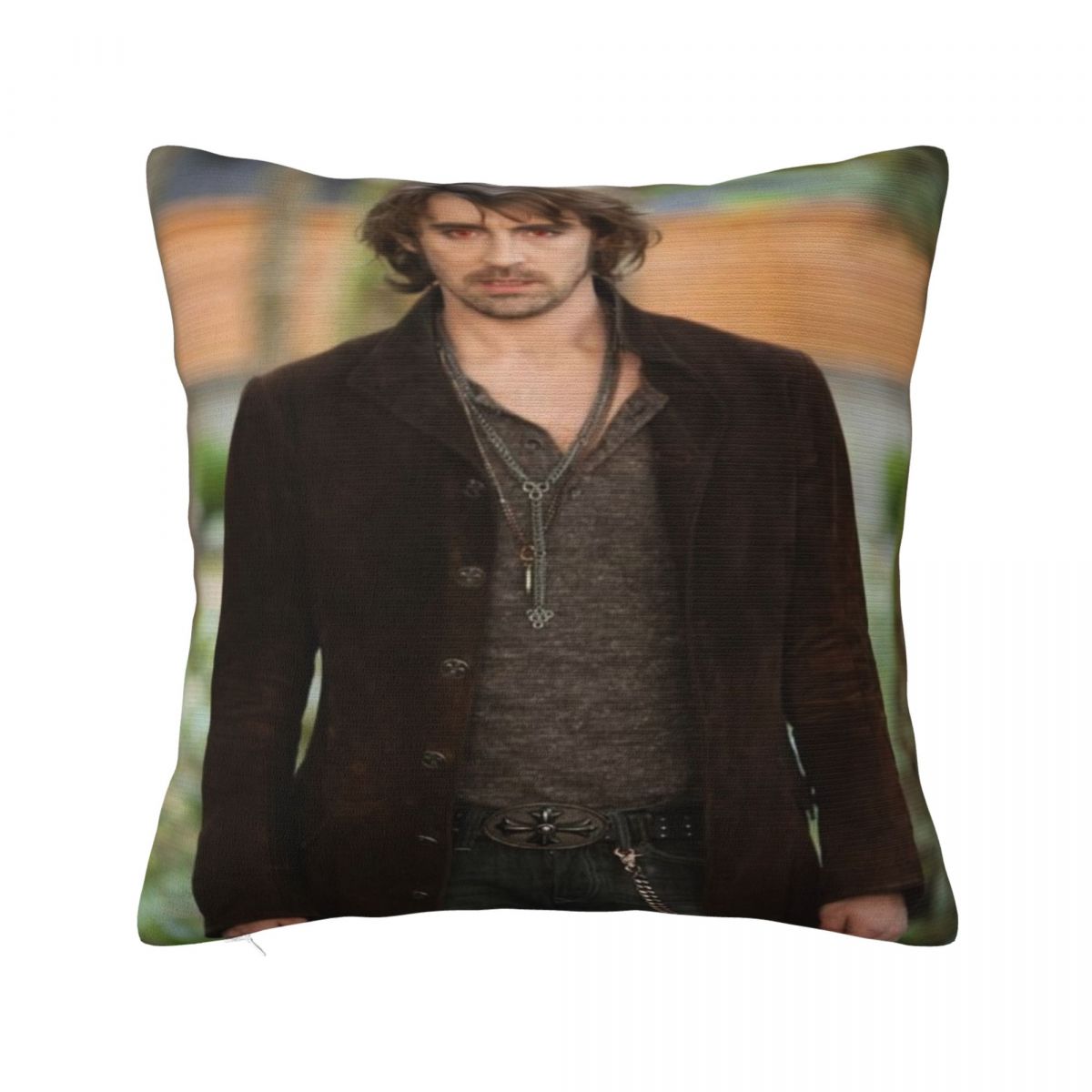 Lee Pace Actor Fan Gift Printing Pillowcase Cushion Cover Throw Pillow Cover Warm Sofa Decorations Zippered Multi-Size Peach skin 18*18(CM)-1Pcs