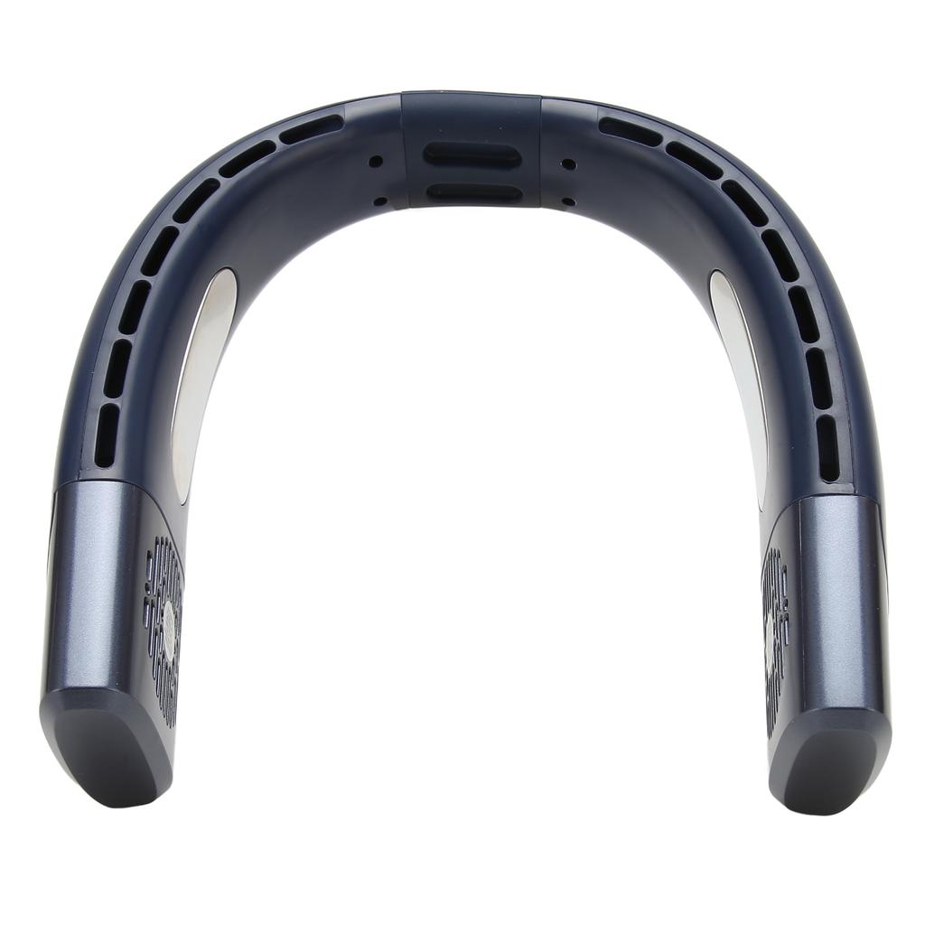 Neck Fan Portable Personal USB Rechargeable Strong Wind Wearable Hands Free Bladeless Cooler for Travel Outdoor Blue