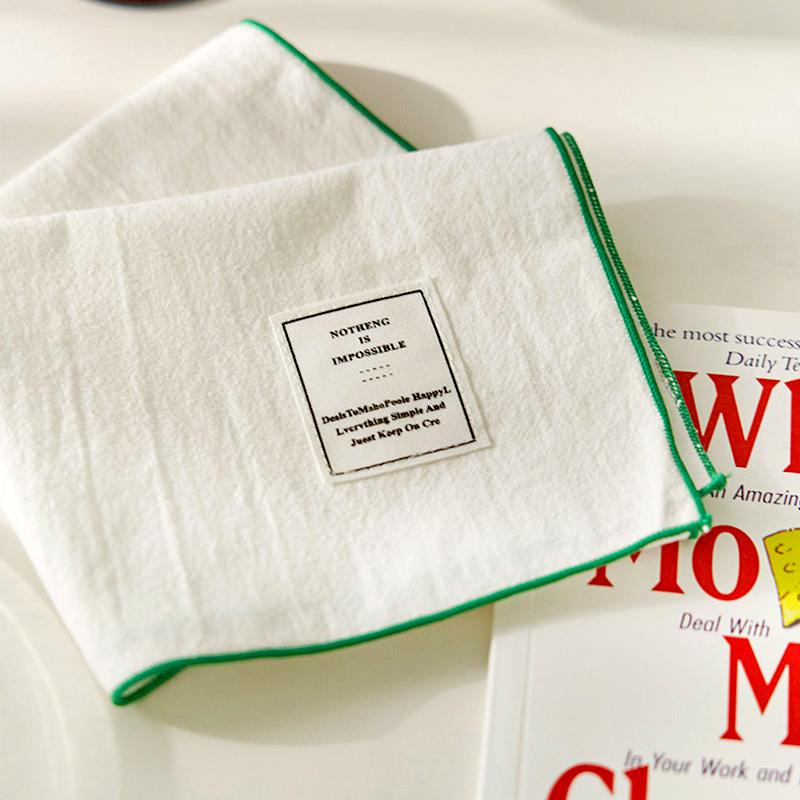 1Pc Cover Cloth Originality Placemat Retro Style Solid Color Rural Style Photography Props Decorative Cloth Cotton