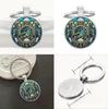 Elegant Palace Motif Keychain Zinc Alloy Gift For Celebrations And Festivals