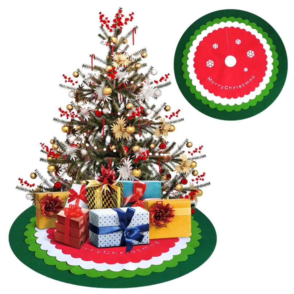 Buy Christmas Tree Floor Cover, Christmas Tree Skirt, 100cm Christmas