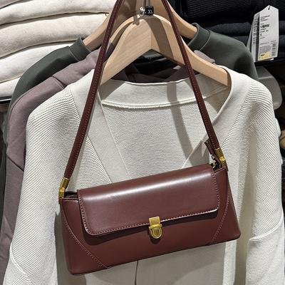Vysoce kvalitní kabelka Dámská taška Jednoramenní crossbody taška Taška do podpaží Módní bageta Malá luxusní dámská taška