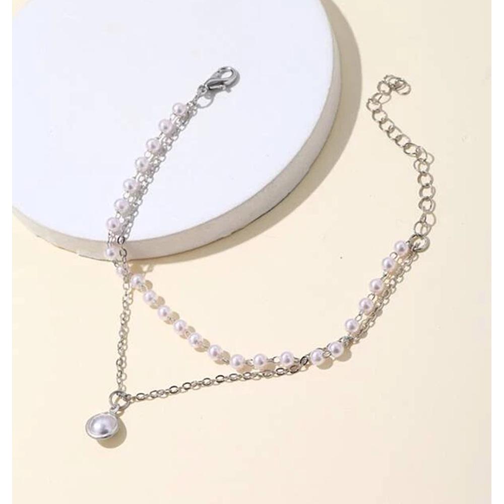 Retro Double-Layer Pearl Bracelet - European & American Style