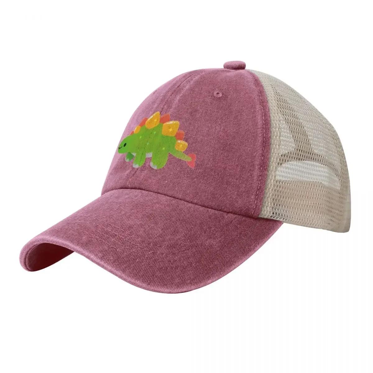 Jurassic baby pastel Cowboy Mesh Baseball Cap Golf Hat Summer Outdoor Fishing cap Ball Cap Womens Unisexs Sun Protection Adjustable