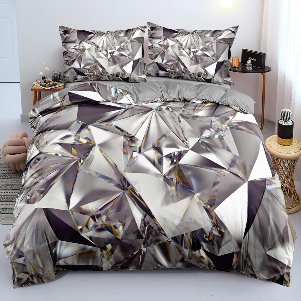 Czarny Geometryczny Zestaw Poszewek na Kołdrę Rozmiar King Chłopięce Poszewki na Kołdrę Zestaw Pościeli Fajny Czarny Czerwony Estetyczny Design Nowoczesny Wystrój Sypialni