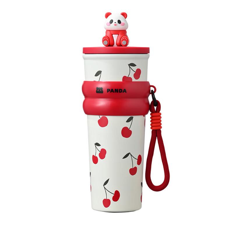 Kabotun Panda 304 Stainless Steel Insulated Tumbler with Straw