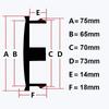 4pcs 74mm 75mm OZ O.Z Racing Car Wheel Center Hub Caps Rim Caps Dust-Proof Covers Emblem Logo Badge Auto Accessories