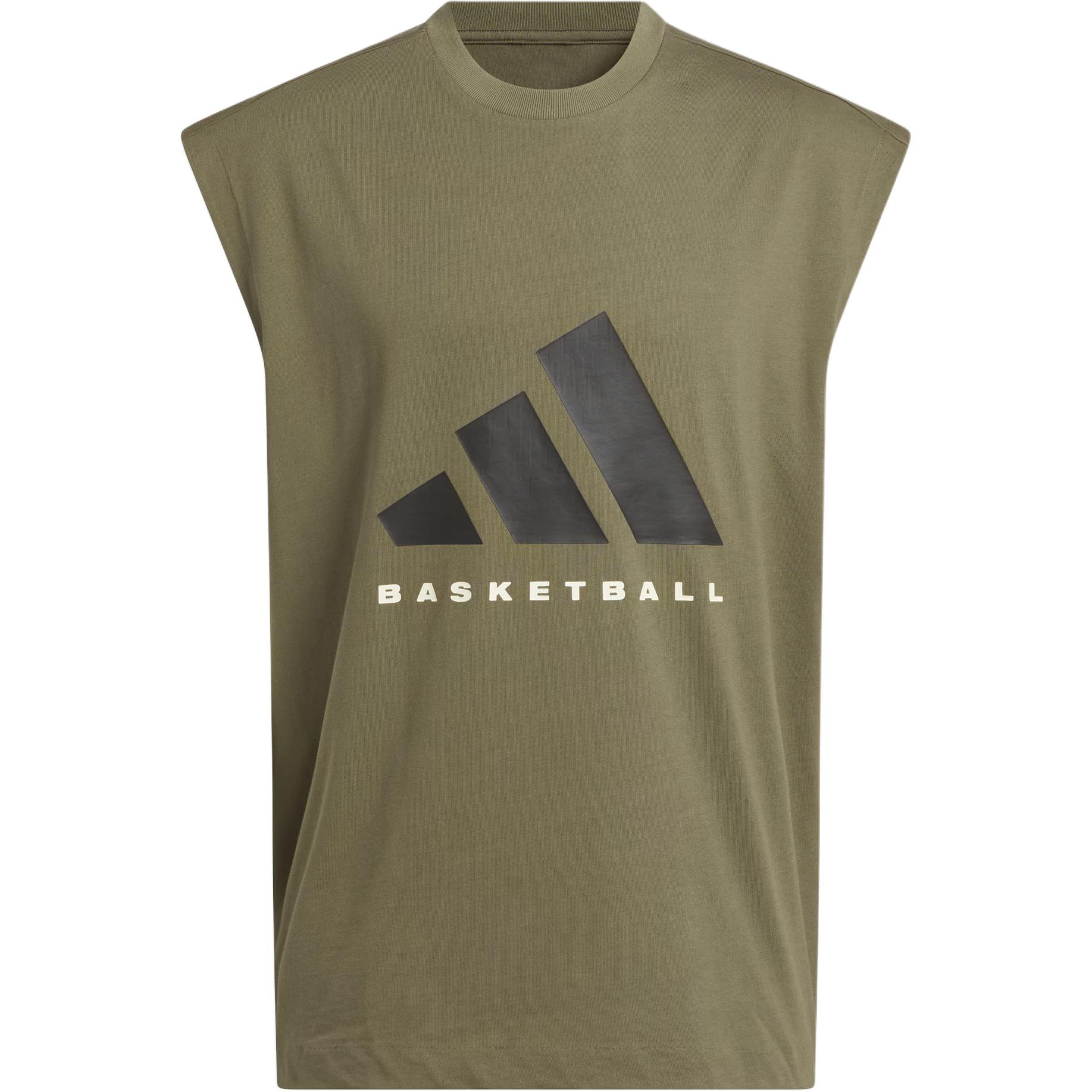 

Adidas Basketball Ss25 Fashion Sports Loose Round Neck Sleeveless T-Shirt Unisex Tops JX5589 M