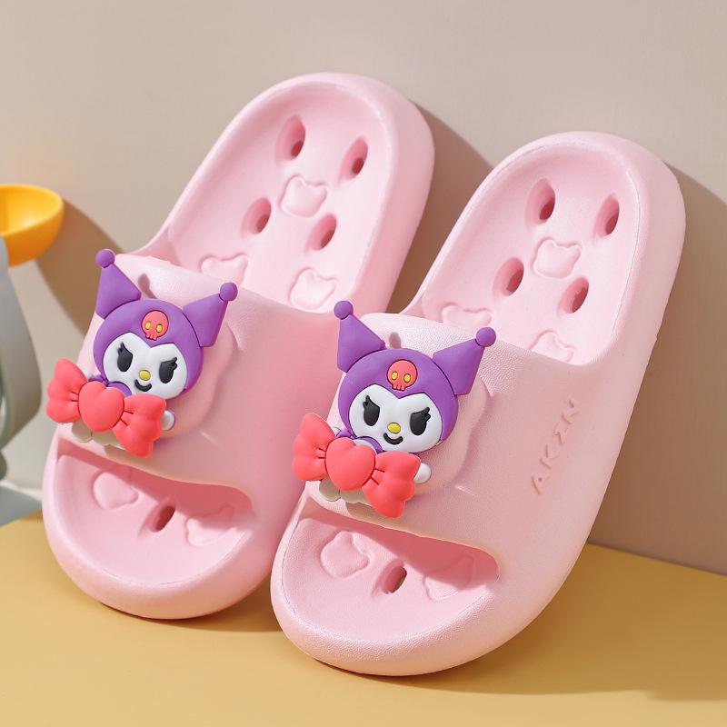 Kids' Non-slip Soft Sole Summer Sandals: Boys, Girls, Toddlers - Ideal for Home, Outdoor, Bathroom & Shower with a Breathable Hollow Design.