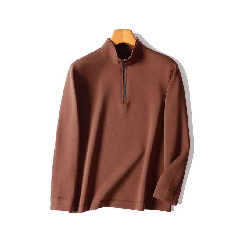 American Stand Collar Cashmere Bottoming Shirt Cattle Goods Coat Sweatshirt