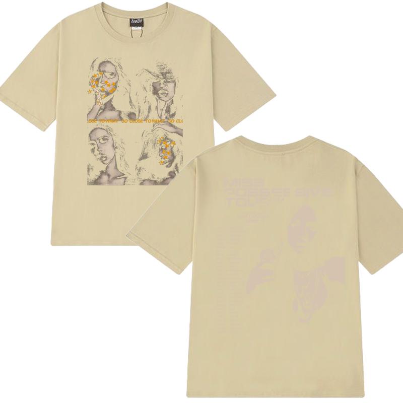Tate McRae Miss Possessive Tour 2025 Double Sided Print T Shirt Men Women Fashion Y2k Short Sleeve T-shirts Unisex Cotton Tops