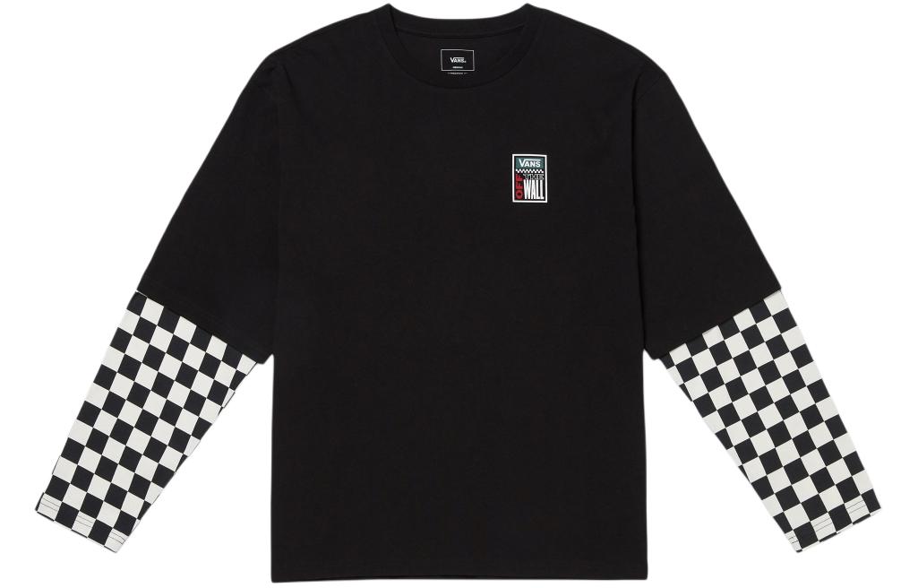 Vans T Shirts Men s Black Crew Neck Moderate VN000GNWBLK L
