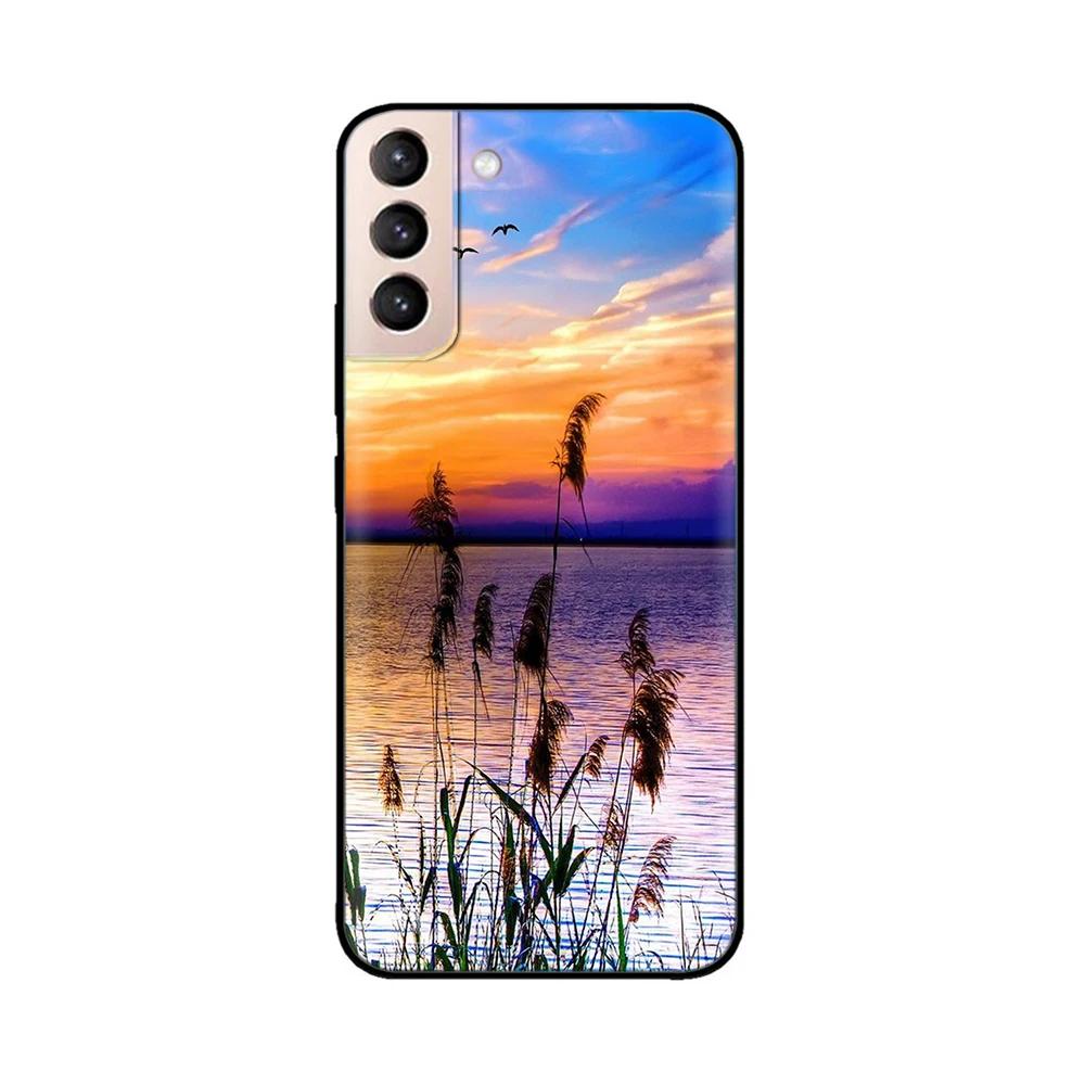 Silicone Case For Samsung Galaxy S21FE Case S21 Ultra 5G Soft TPU Phone Case S21 FE Fundas For Samsung S21 Plus s21+ S 21 Cover