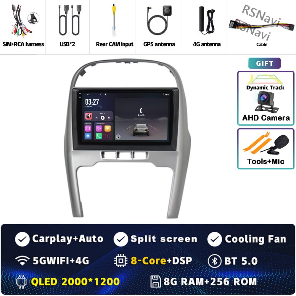 Android 14 Carplay Auto For Chery Tiggo 3 2009-2013 Car Radio DSP 4GWIFI GPS Navigation Player Multimedia Srereo Video 360Camera