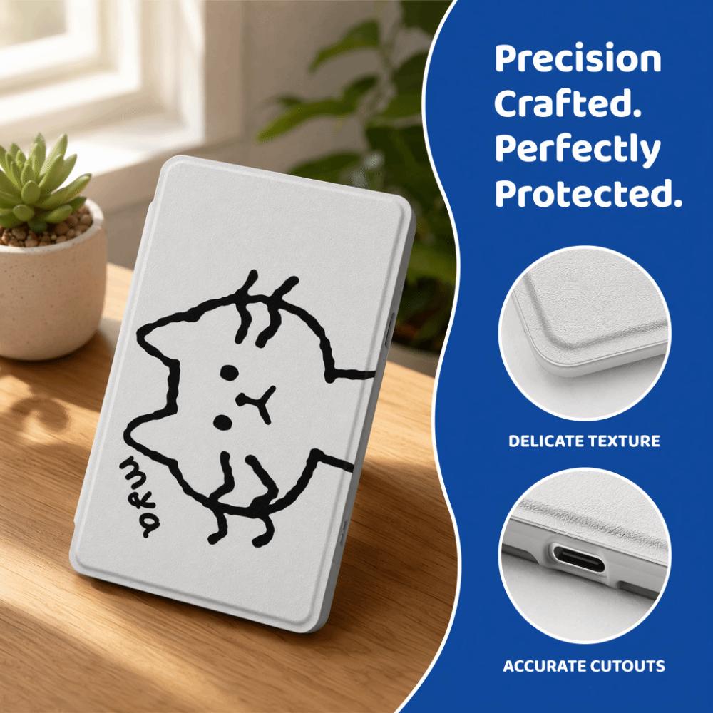 Shockproof Protective Cover Cute Kitty Folio Shell High Quality Magnetic Case for XTEINK X4/X3