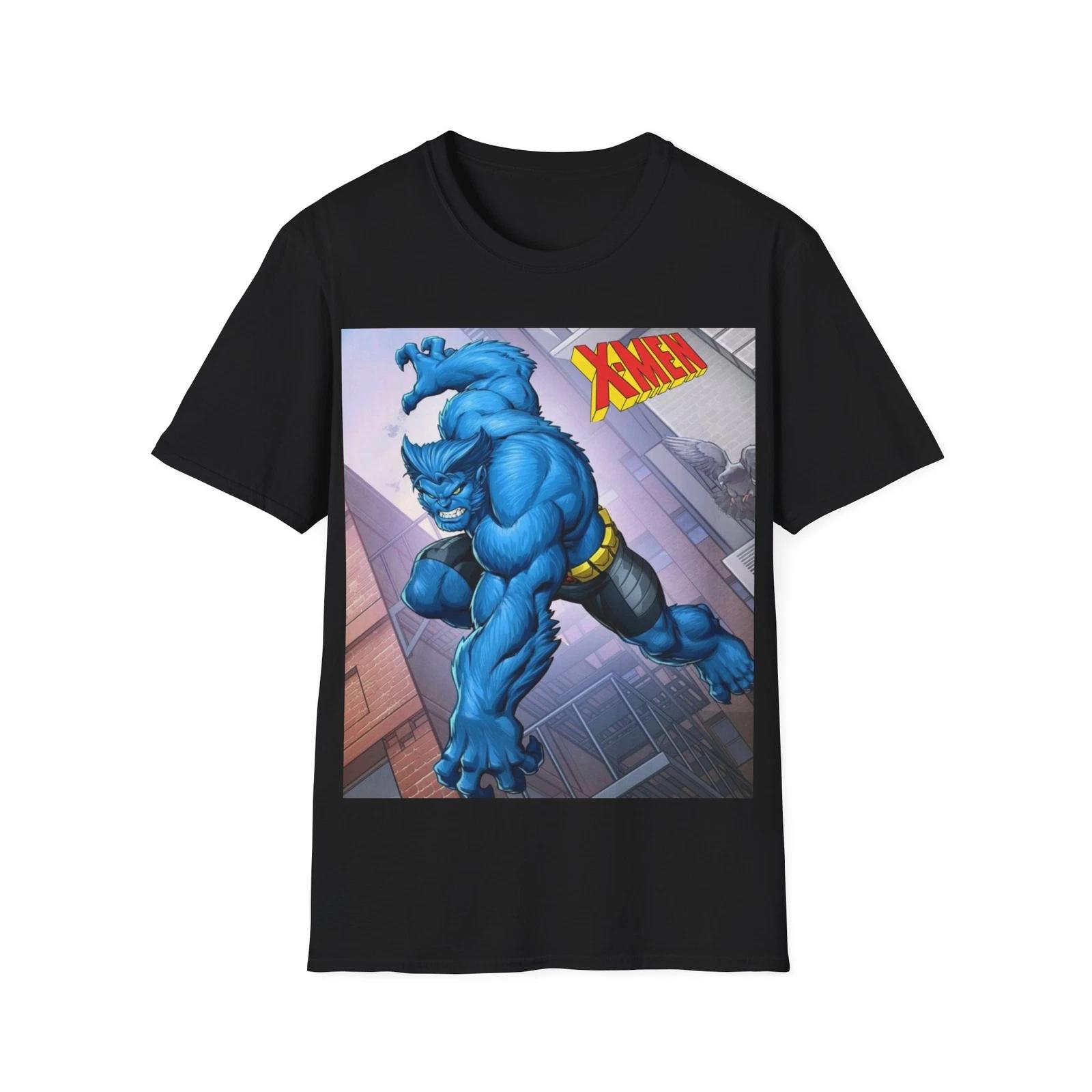 X-Men Beast T-Shirt – Marvel’s Brilliant Blue Hero Graphic Tee S