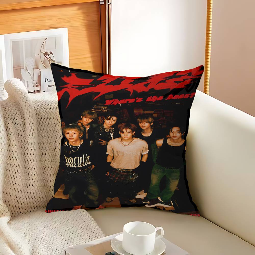 Kpop Band R-RiizeS Cushion Cover Pillow Cover Decor Pillowcase Printed Cushion Case For Couch