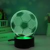 Luminous 3D Football Lamp Soccer Ball Table Lamp Easy To Use LED Night Light  Girls