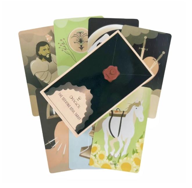 Divine L'Âme Chercheuse Tarot Kit de Tarot Jeu Unisexe Cartes Oracle Magiques