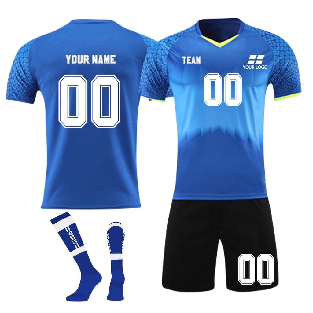 Personalised Shirts Kit Mens Girls With Name Number Custom Football Jerseys For Boys Training Suit