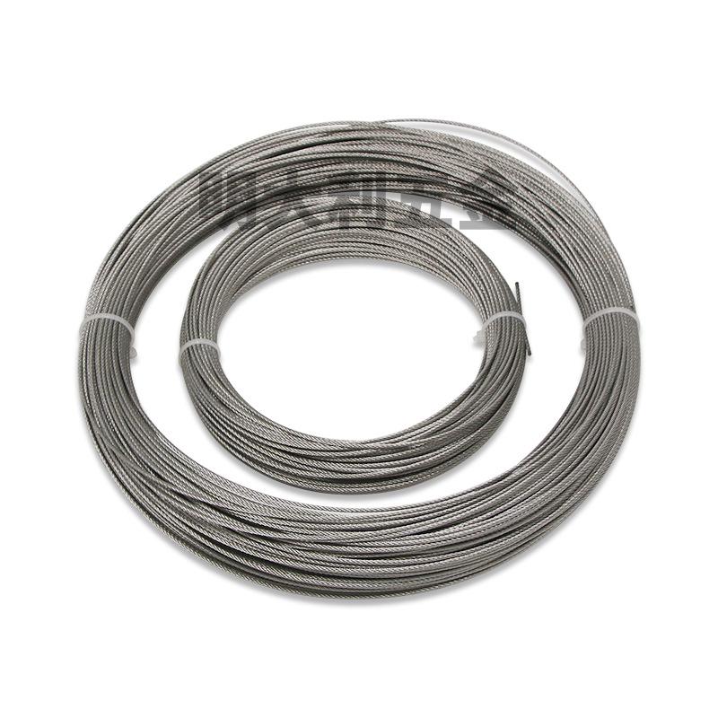 304 Stainless Steel Plastic-Coated Wire Rope, 1-8mm Thick Clothesline