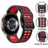 No Gap Silicone Strap for Samsung Galaxy Watch 7/6/5/4 44mm 40mm 5 Pro 45mm Two-Color Wristband Watch 6 4 Classic 47mm 43mm Band