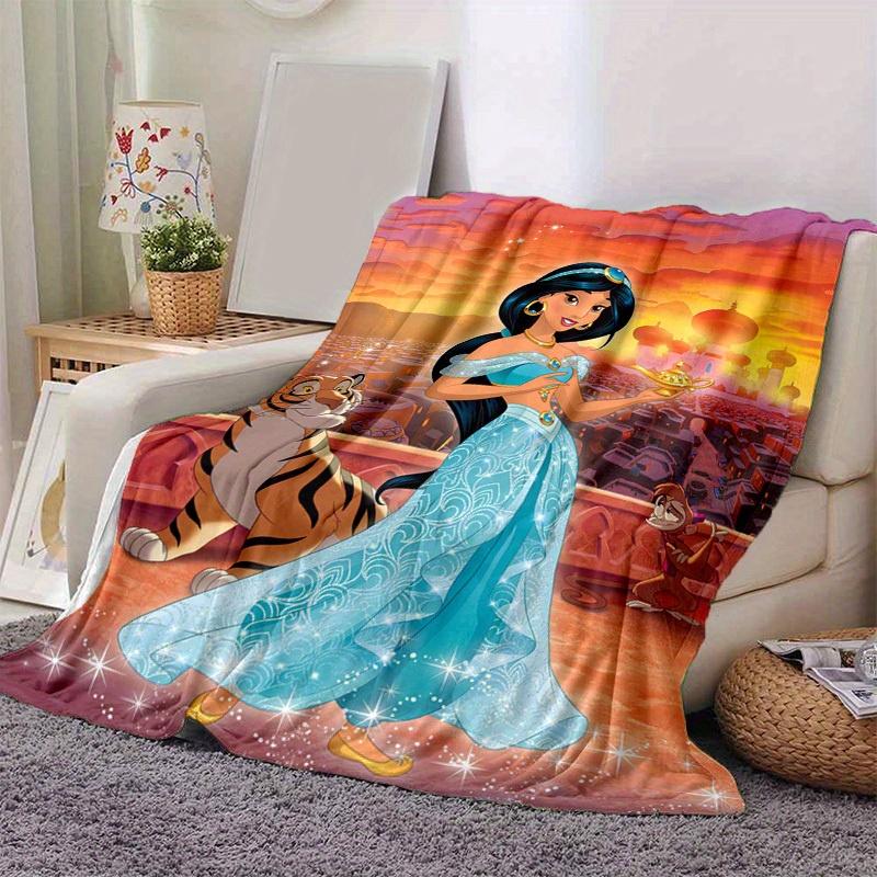 

1pc. Disney Princess Jasmine Blanket - Perfect for Home, Office, Outdoor Use, Gift Idea, Suitable for All Seasonsz0417261 130cmx150cm