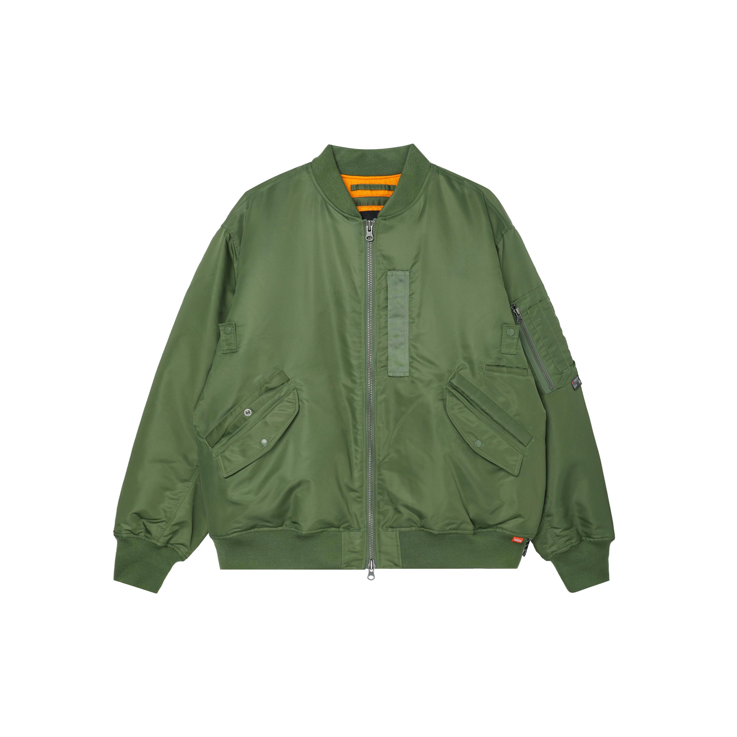 

New Vans TOKYO DESIGN COLLECTIVEMTE MA 1 FW24 Jacket Unisex Bronze Green VN000FSKZY4 L