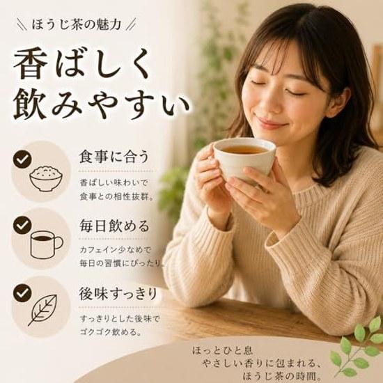 Shizuoka Tea Daisan BulkCommercial Use Domestic 1kg Bulk Bags 10g 100 Pack (Hojicha)