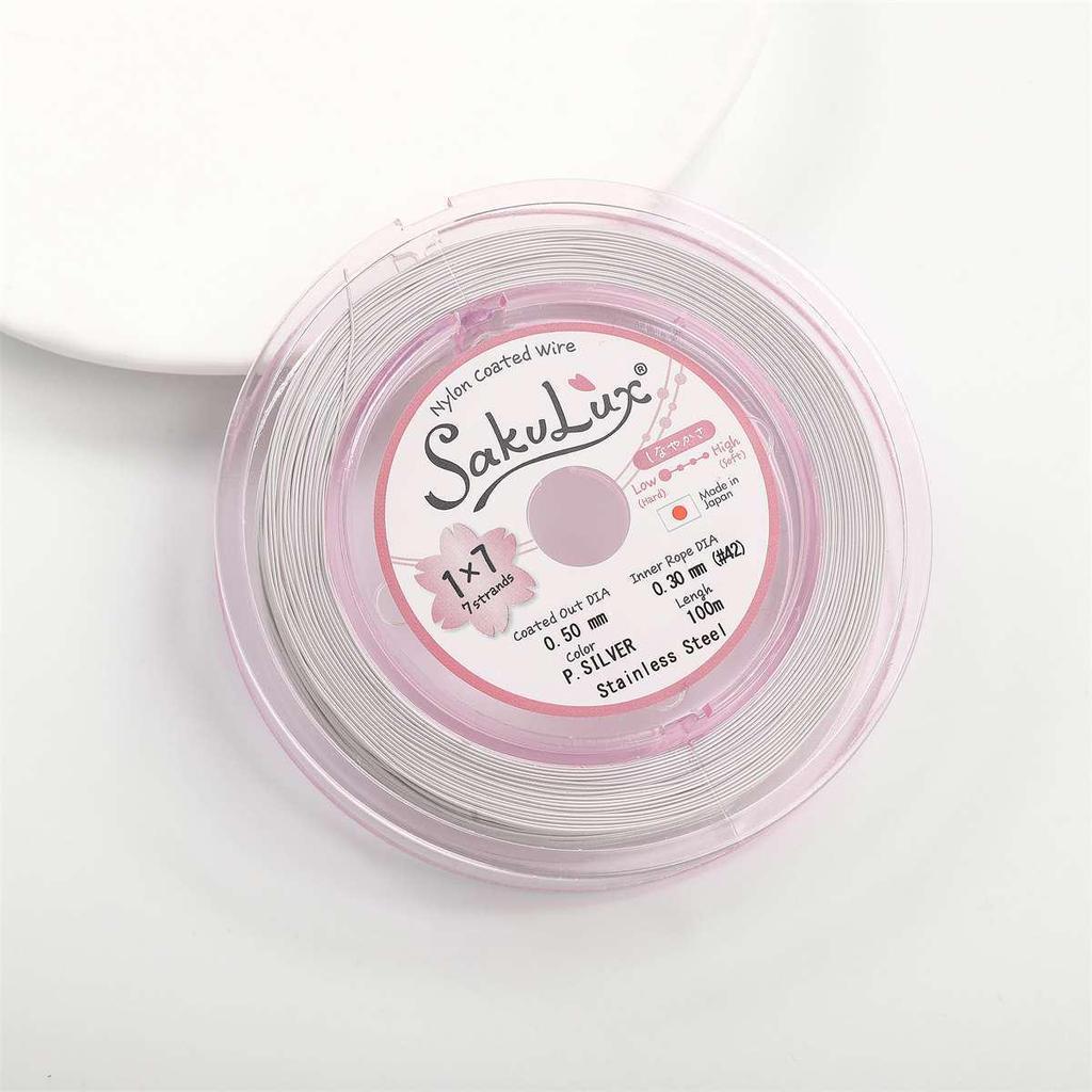 Pearl Gold Silk Wire Jewelry: Bracelet, Earrings, Necklace - Soft Steel Wire for DIY Beading and Accessories.