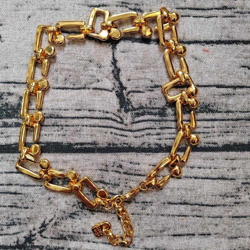 

A niche design style retro American thick chain necklace suitable for couples to wear 40cm