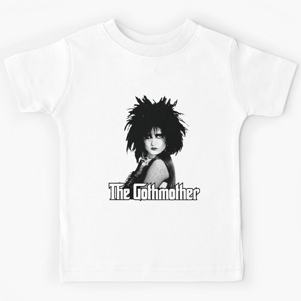 Vintage Music The Gothmother Siouxsie Sioux Gift Music Fans Kids T-Shirt 100