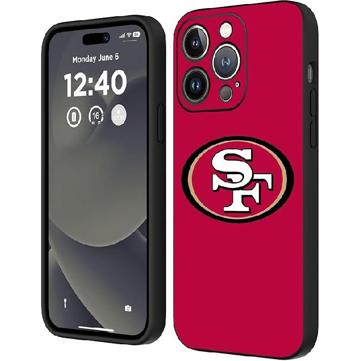 fit Chiefs for iPhone 15 Pro Case Slim Shockproof Cell Phone Cover | Military Grade Full Protection Drop Proof Tough Protective Cases - 6.1 inch 15P-QYUD-49