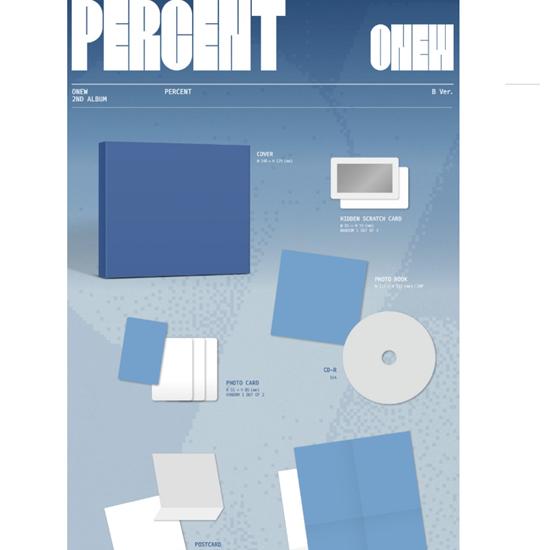ONEW - SHINee 2nd - PERCENT (Digipack Ver.) - Release Date  2025.07.15