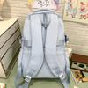 College Style Student Schoolbag Color Block Girl Multi-Pocket Large Capacity Backpack