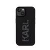 Karl Lagerfeld 3D Rubber Glitter Logo - Etui Iphone 15 (Czarny)