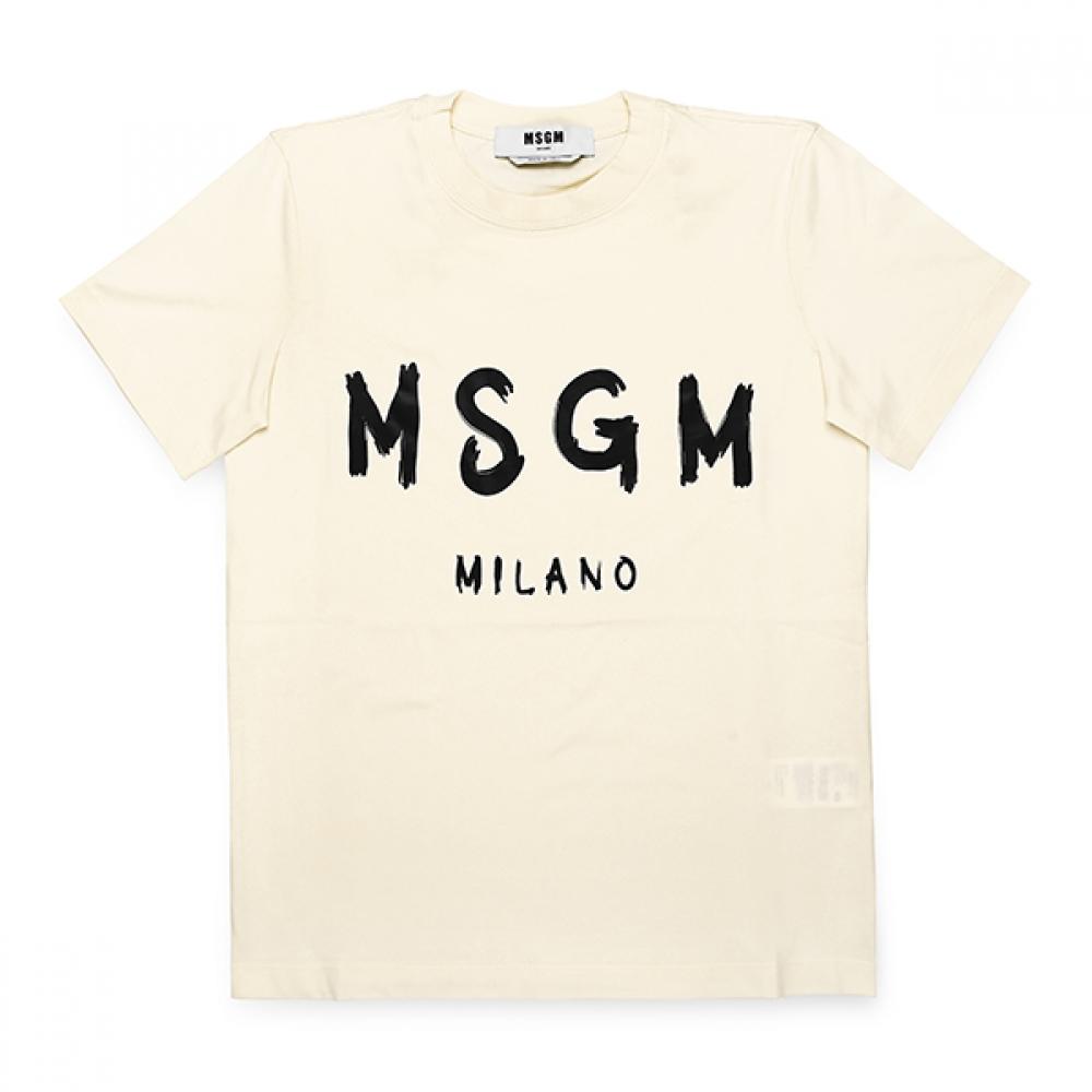 MSgm BruShed Logo Women S T ShirT 2000mdm510