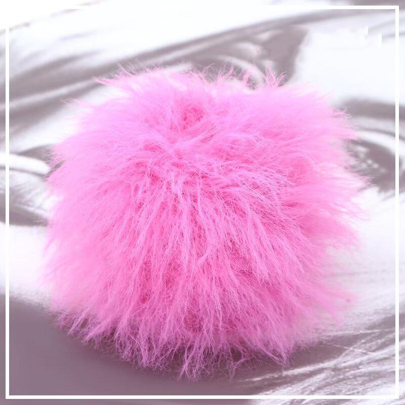 1PC Feather Sweater Nylon DIY Thread Ball Hat Long Thread Scarf Handmade Doll Knitting 200M