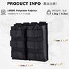 YAPJEB Magazine Pouch, Double, Double, Triple Magazine Pouch, Molle Pistol Mag Pouch, Open Top Molle, Airsoft, Magazine Pouch, Tactical Gear, Military
