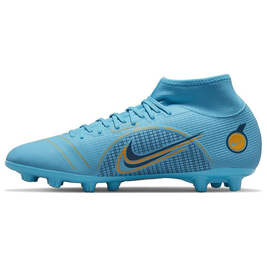 

Nike Mercurial Superfly 8 Academy HG Обувь для игры на открытом воздухе с амортизацией, противоскользящая, прочная, легкая, для твердого грунта, футбольные бутсы DJ2867-484 40.5
