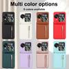 Crossbody Zipper Cards Solt Wallet Leather Case for OPPO Find N3 Flip 5G N2 PGT110 N2flip Vertical Purse Long Lanyard Bag Cover