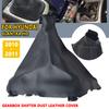 Manual Gear Shift Knob Change Gearbox Shifter Leather Dust Cover For Hyundai Elantra HD 2010-2011 Gear Selector Gaiter Boot Case